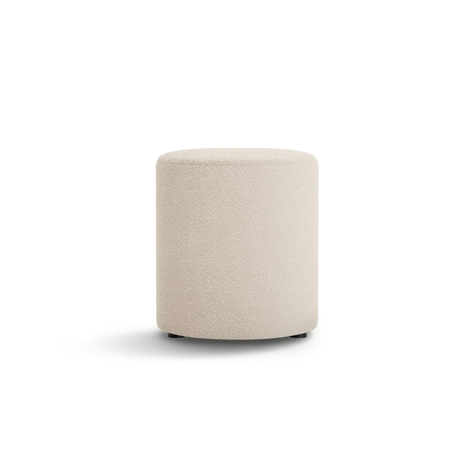 Dia Pouf aus Samt, Cord oder Boucle, 40x40 cm - Image 4