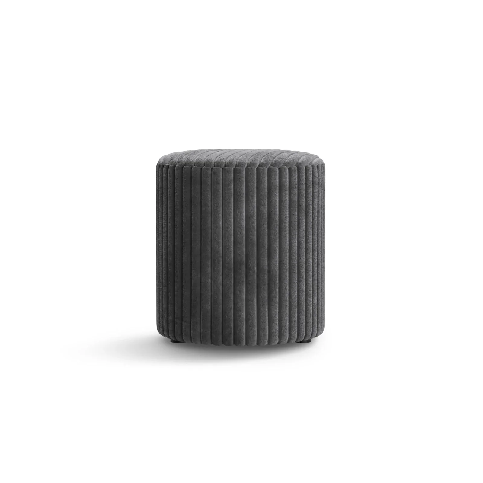 Dia Pouf aus Samt, Cord oder Boucle, 40x40 cm - Image 40