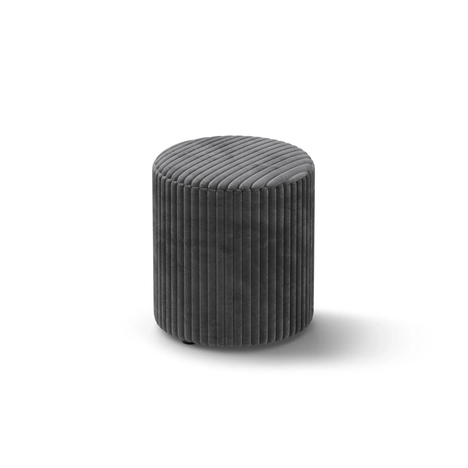 Dia Pouf aus Samt, Cord oder Boucle, 40x40 cm - Image 41