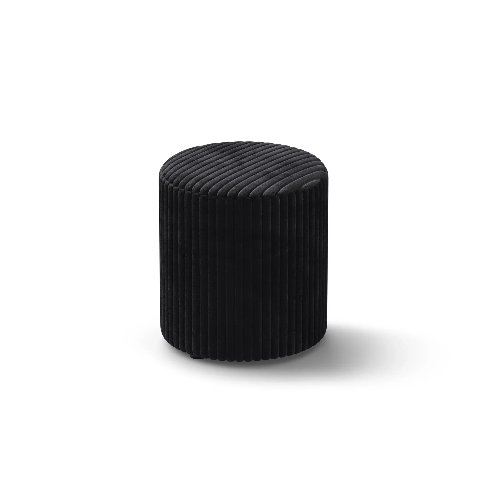 Dia Pouf aus Samt, Cord oder Boucle, 40x40 cm - Image 44