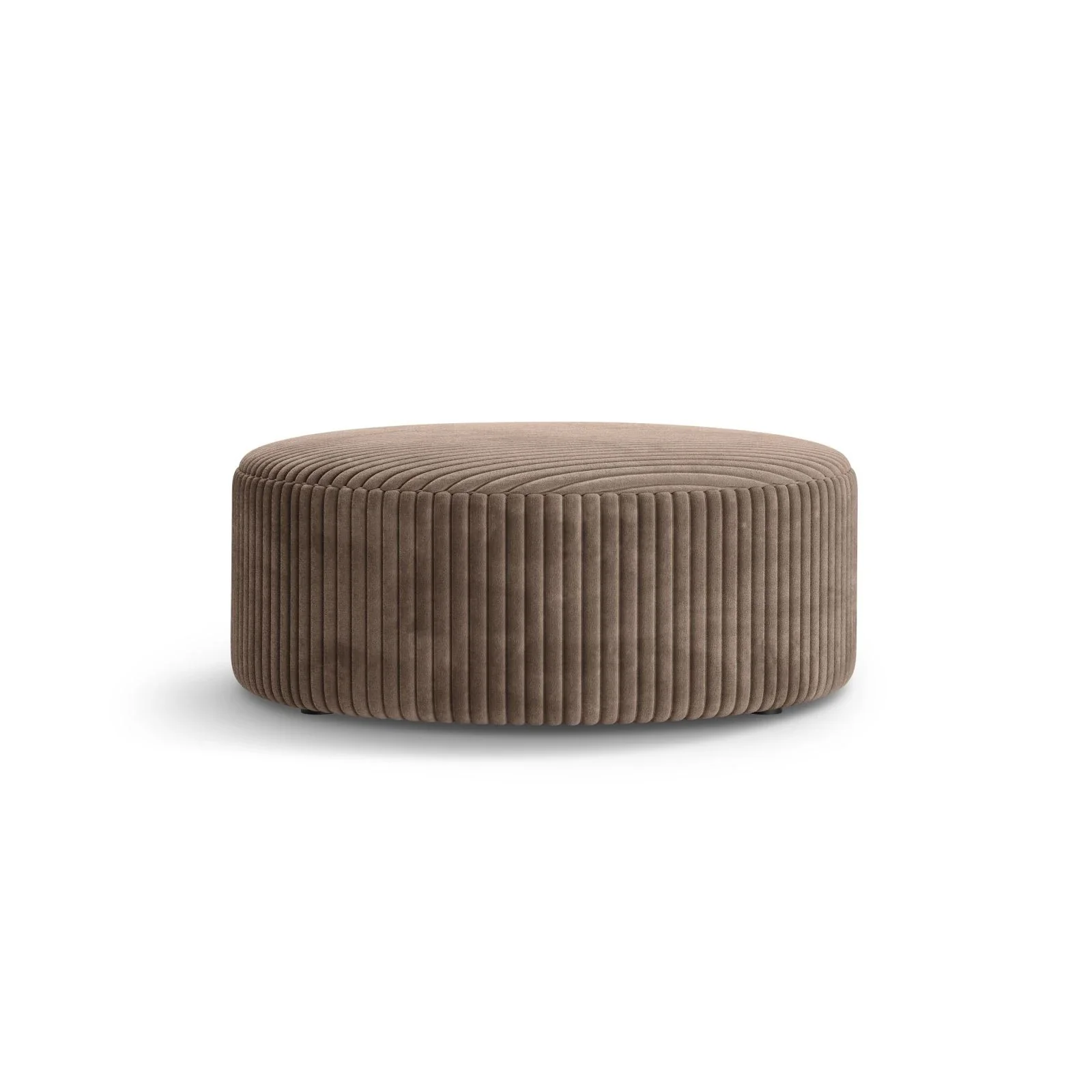 Dia Pouf aus Samt, Cord oder Boucle, 90x90 cm - Image 25