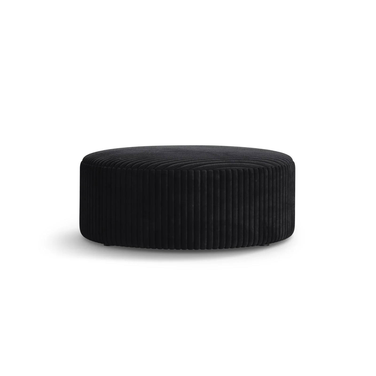 Dia Pouf aus Samt, Cord oder Boucle, 90x90 cm - Image 43