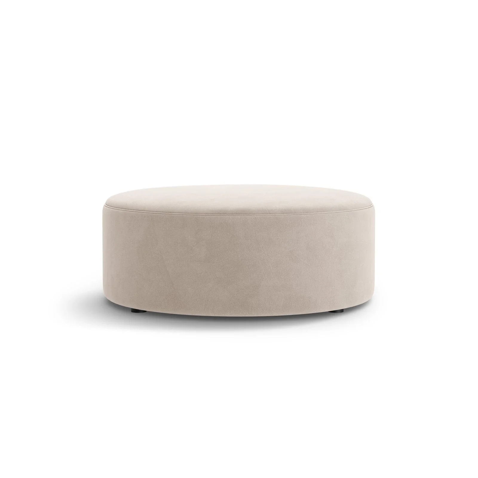 Dia Pouf aus Samt, Cord oder Boucle, 90x90 cm - Image 67