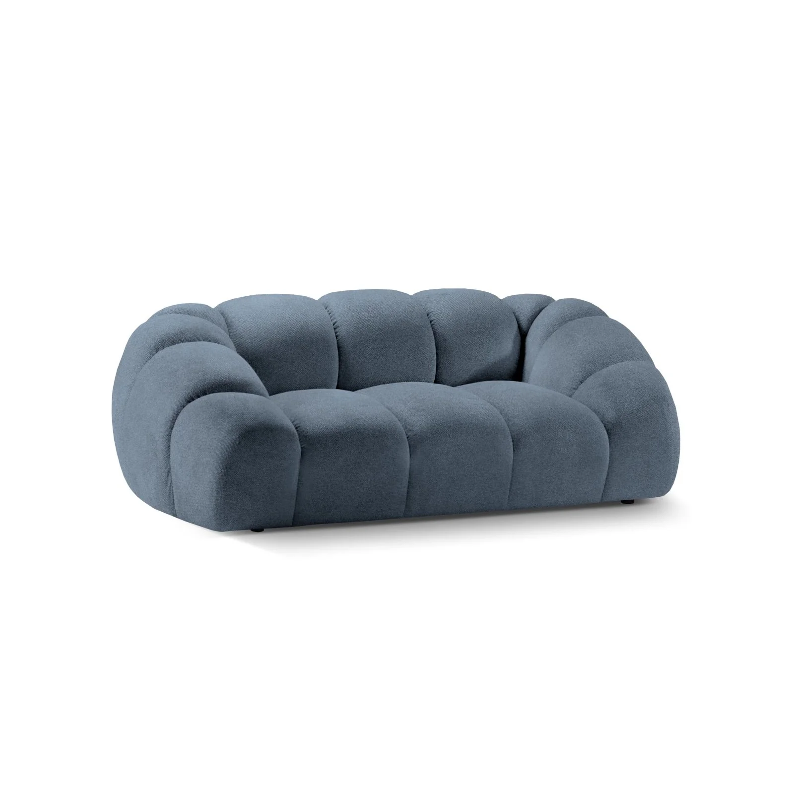 Diana 2-Sitzer Sofa aus Samt, 3D-Stoff oder Strukturstoff, 214x114 cm - Image 67