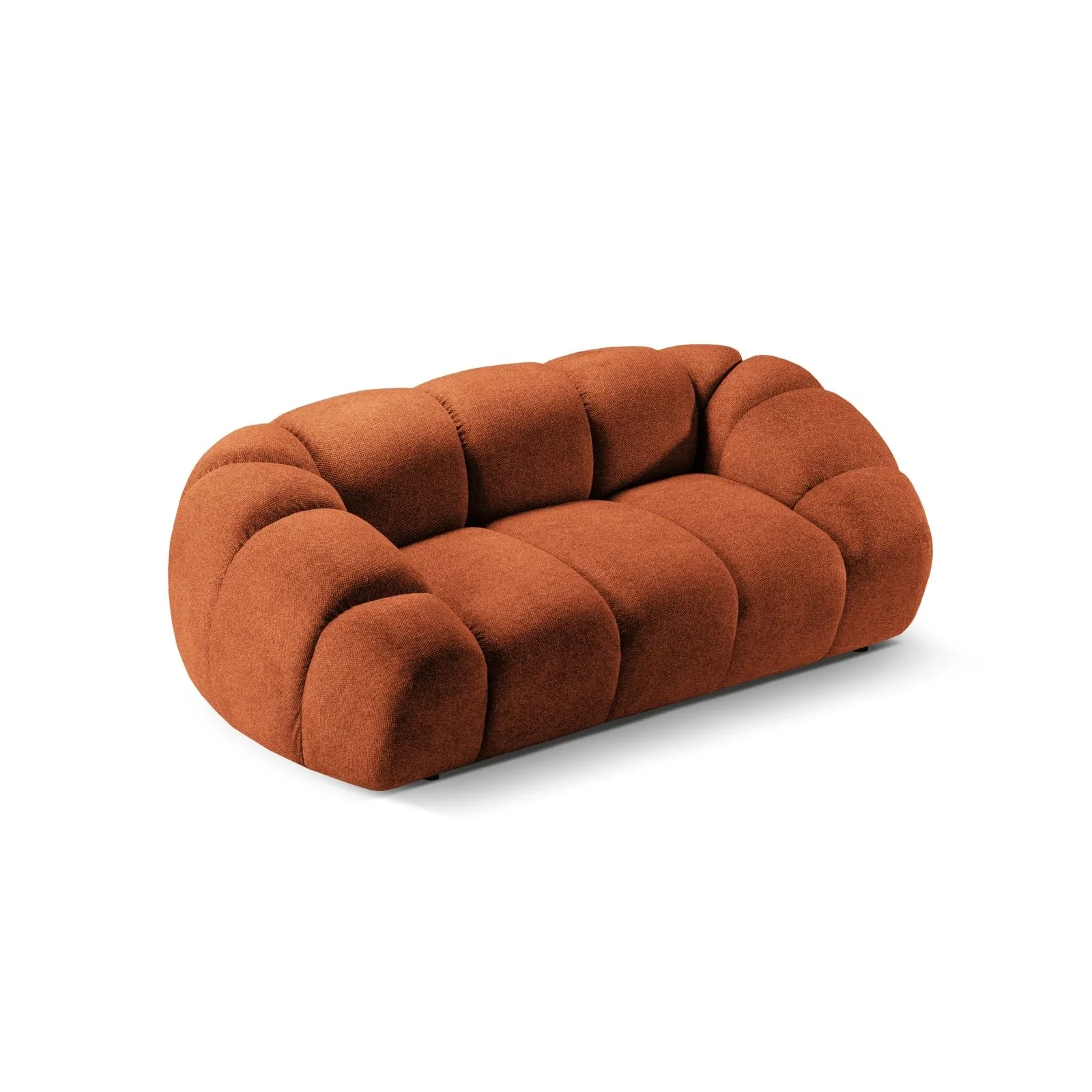 Diana 2-Sitzer Sofa aus Samt, 3D-Stoff oder Strukturstoff, 214x114 cm - Image 82