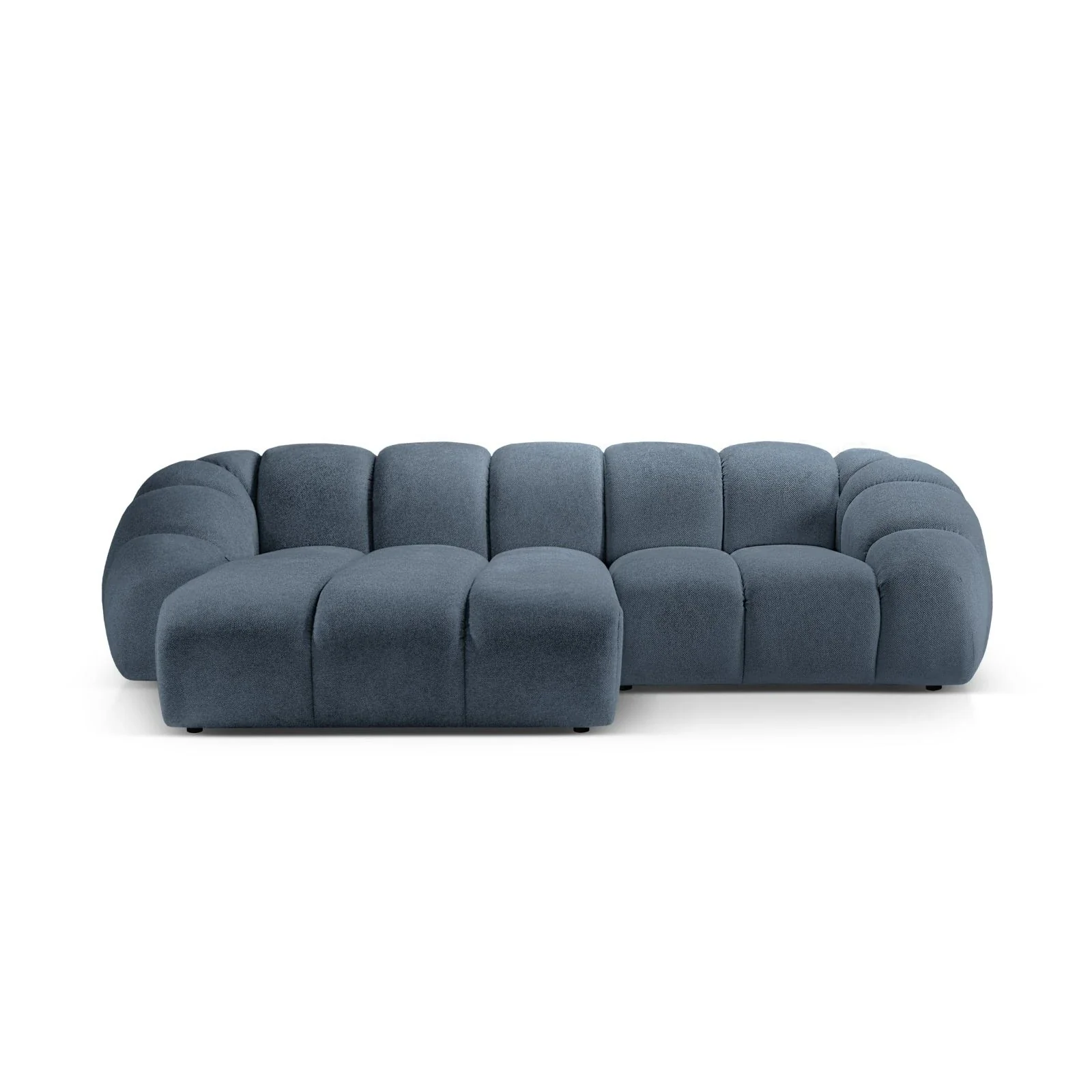 Diana 3-Sitzer Ecksofa Links, mit Bezug aus Samt oder Strukturstoff, 294x182 cm - Image 25