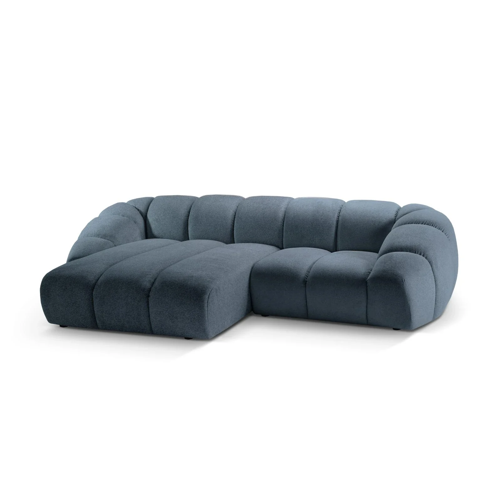 Diana 3-Sitzer Ecksofa Links, mit Bezug aus Samt oder Strukturstoff, 294x182 cm - Image 28