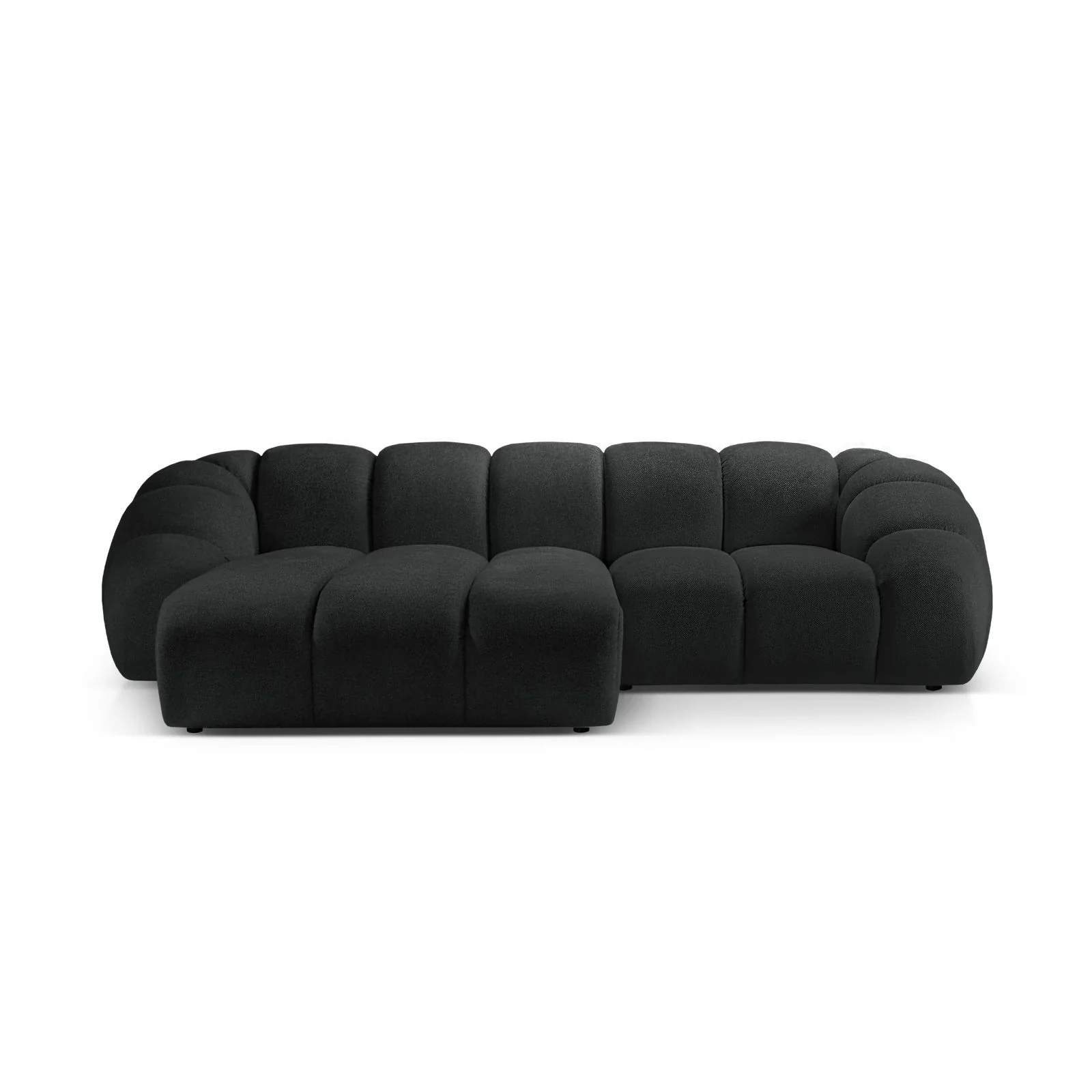 Diana 3-Sitzer Ecksofa Links, mit Bezug aus Samt oder Strukturstoff, 294x182 cm - Image 31