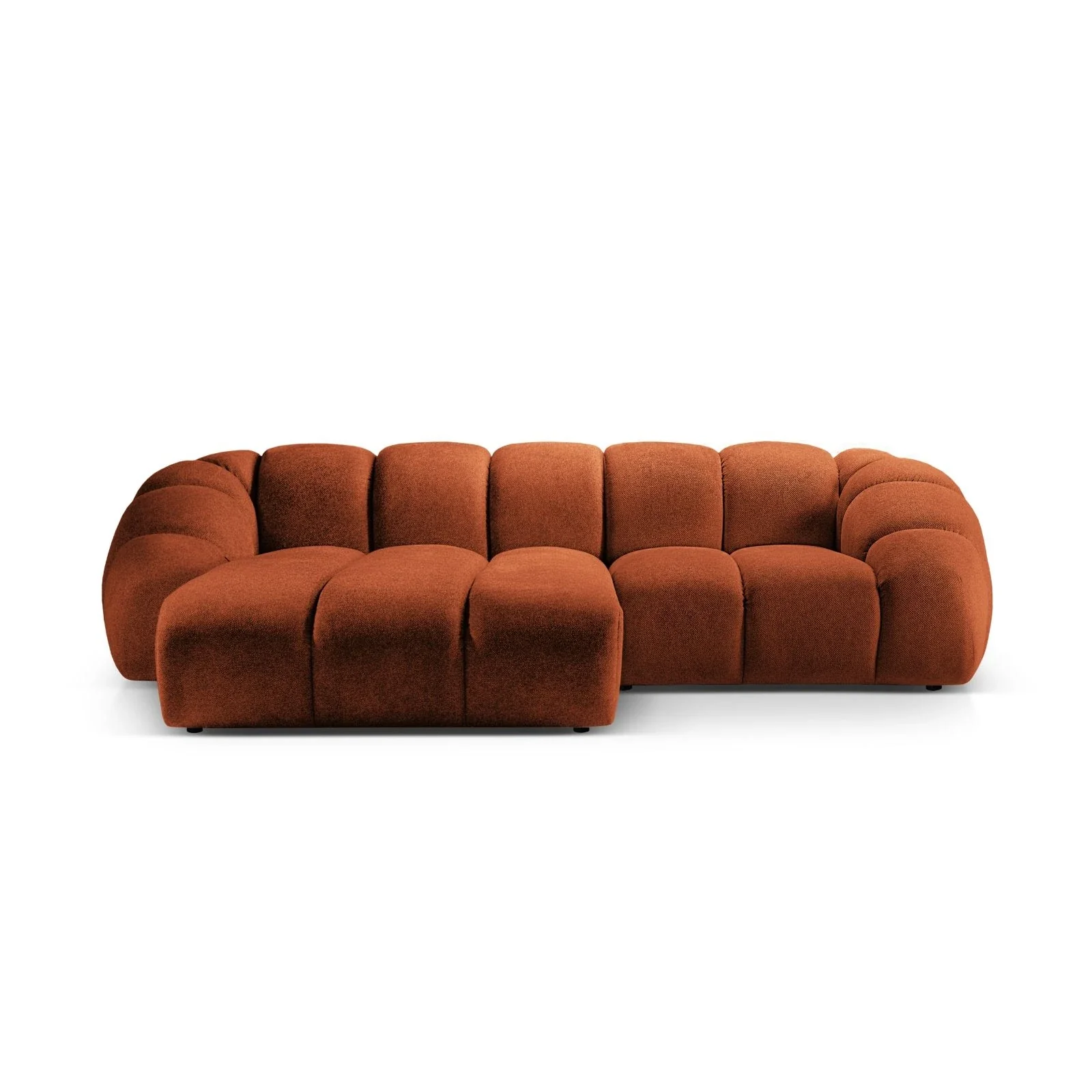Diana 3-Sitzer Ecksofa Links, mit Bezug aus Samt oder Strukturstoff, 294x182 cm - Image 37
