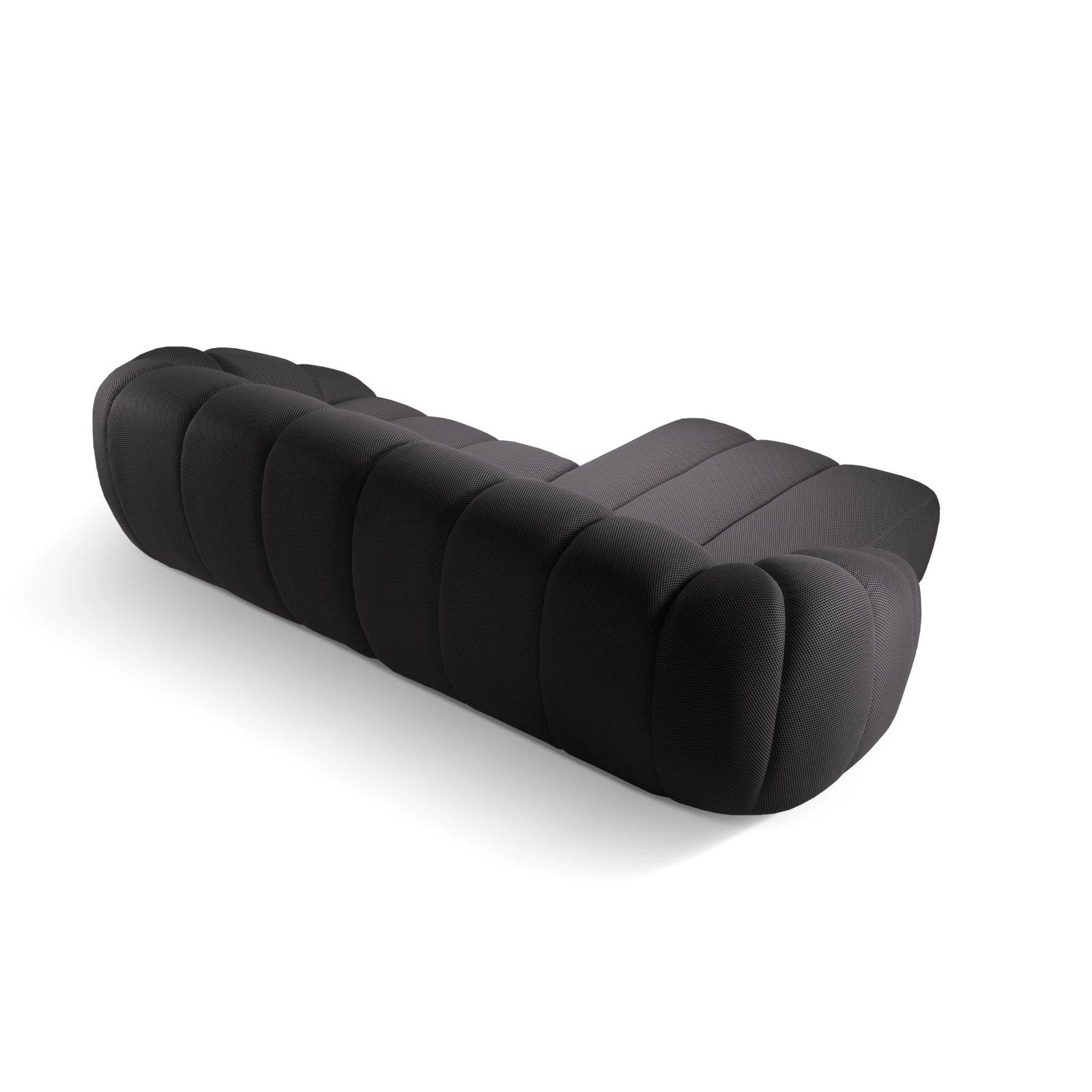 Diana 4-Sitzer Ecksofa Links, mit Bezug aus 3D-Stoff, Samt oder Strukturstoff, 334x182 cm - Image 23