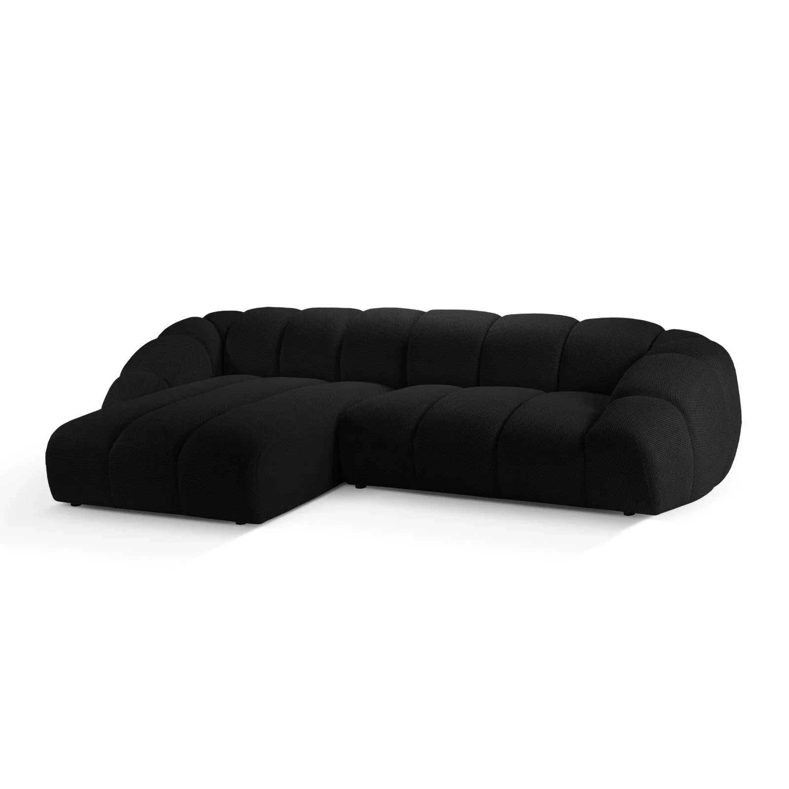 Diana 4-Sitzer Ecksofa Links, mit Bezug aus 3D-Stoff, Samt oder Strukturstoff, 334x182 cm - Image 28