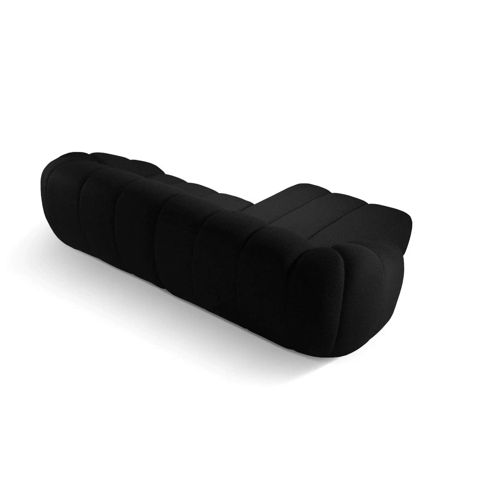 Diana 4-Sitzer Ecksofa Links, mit Bezug aus 3D-Stoff, Samt oder Strukturstoff, 334x182 cm - Image 29