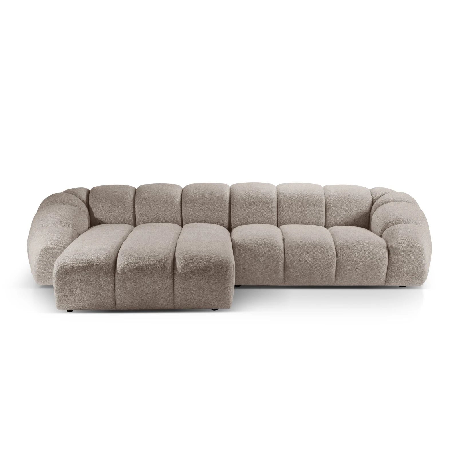 Diana 4-Sitzer Ecksofa Links, mit Bezug aus 3D-Stoff, Samt oder Strukturstoff, 334x182 cm - Image 31