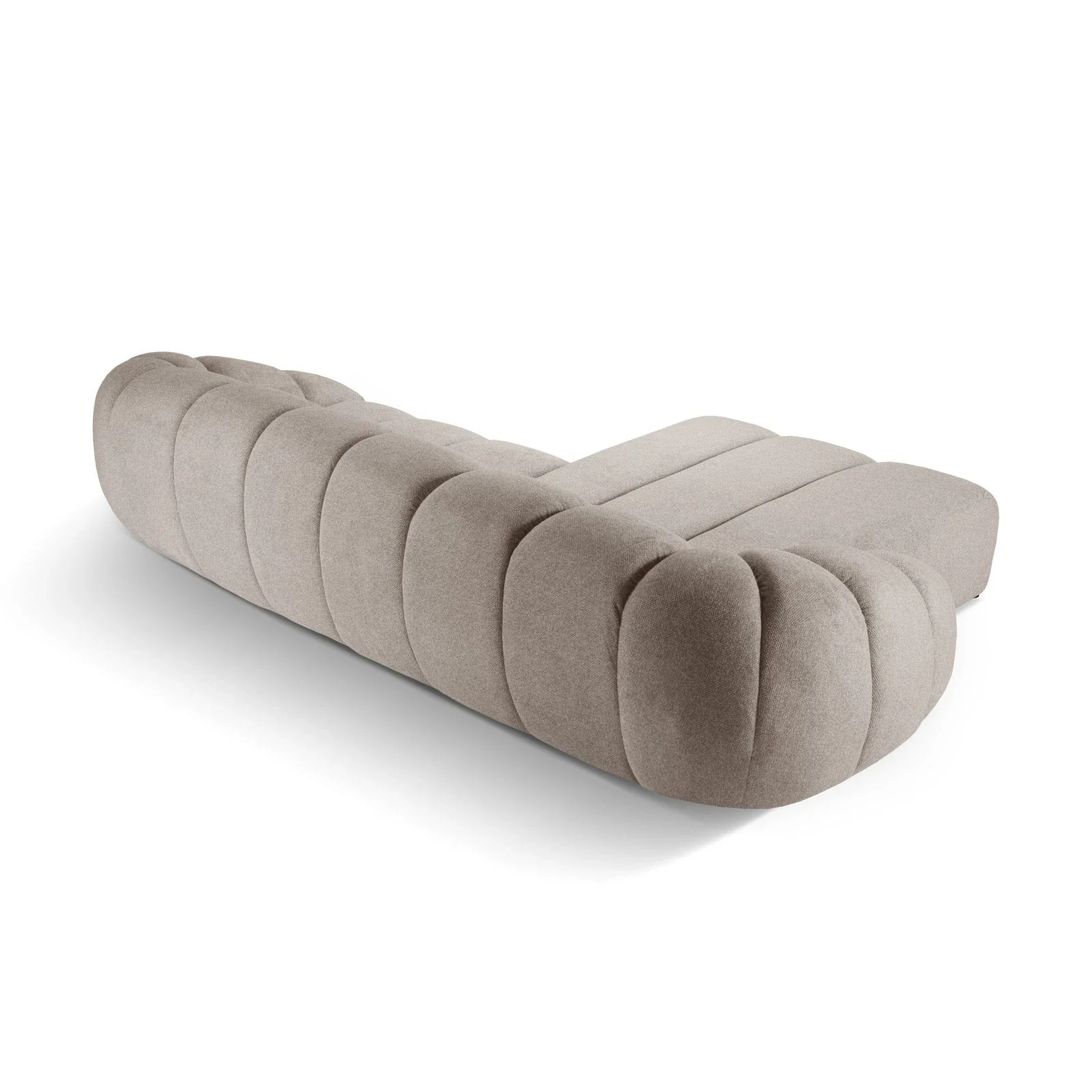 Diana 4-Sitzer Ecksofa Links, mit Bezug aus 3D-Stoff, Samt oder Strukturstoff, 334x182 cm - Image 35