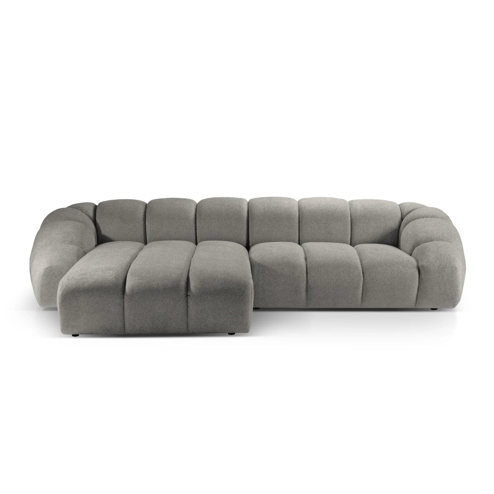 Diana 4-Sitzer Ecksofa Links, mit Bezug aus 3D-Stoff, Samt oder Strukturstoff, 334x182 cm - Image 37