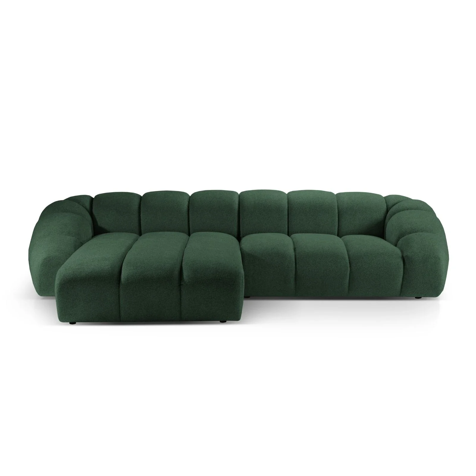 Diana 4-Sitzer Ecksofa Links, mit Bezug aus 3D-Stoff, Samt oder Strukturstoff, 334x182 cm - Image 43