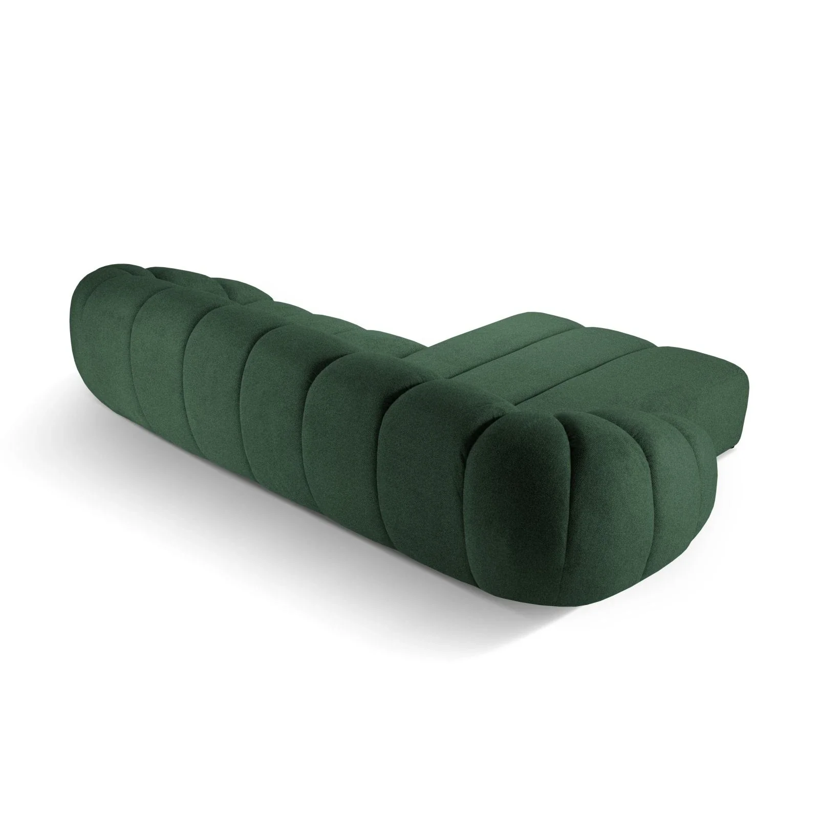 Diana 4-Sitzer Ecksofa Links, mit Bezug aus 3D-Stoff, Samt oder Strukturstoff, 334x182 cm - Image 47