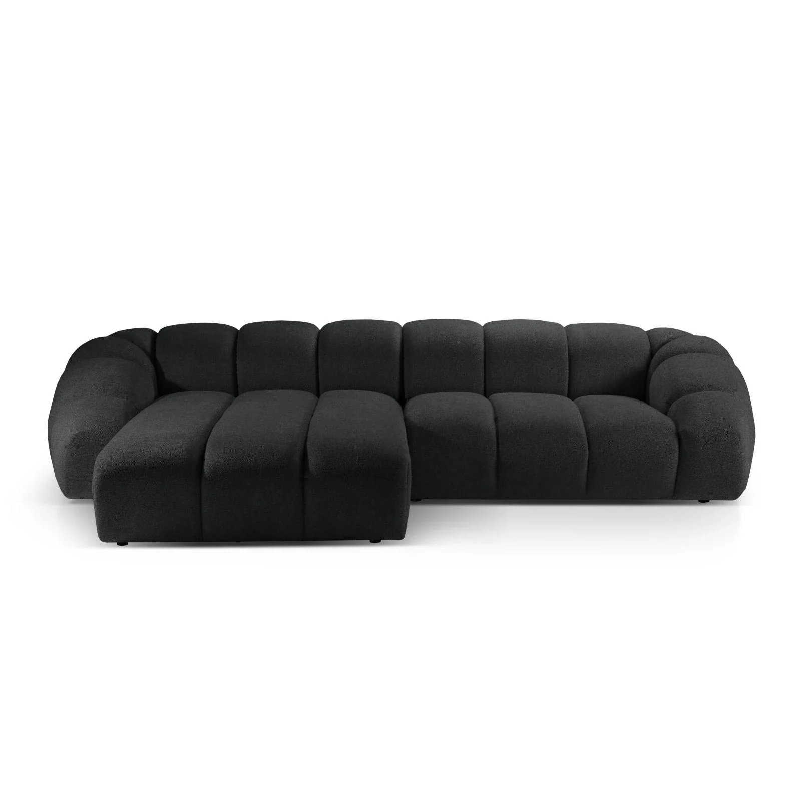 Diana 4-Sitzer Ecksofa Links, mit Bezug aus 3D-Stoff, Samt oder Strukturstoff, 334x182 cm - Image 61