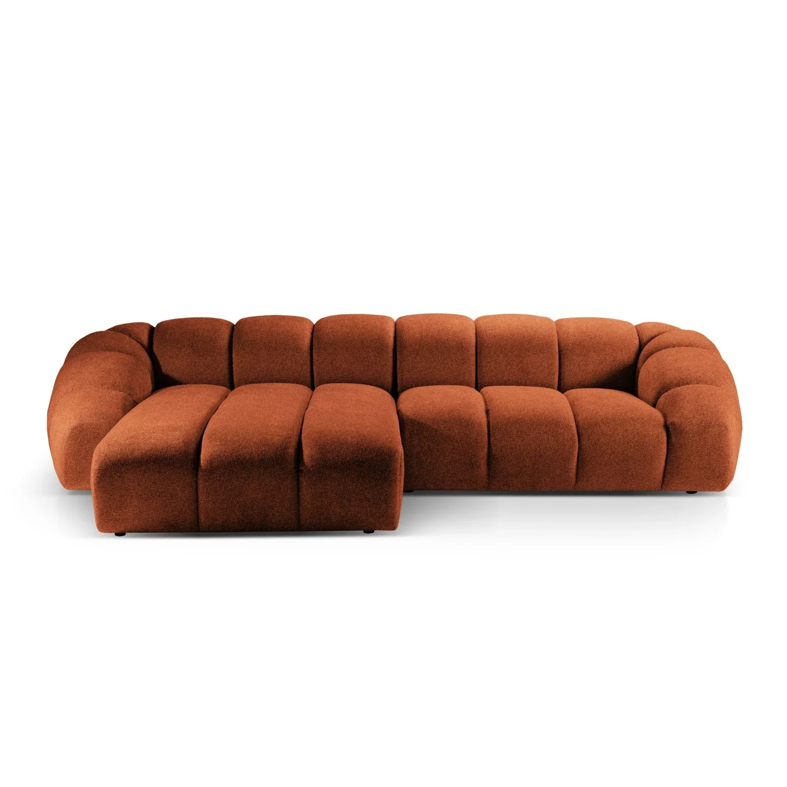 Diana 4-Sitzer Ecksofa Links, mit Bezug aus 3D-Stoff, Samt oder Strukturstoff, 334x182 cm - Image 67