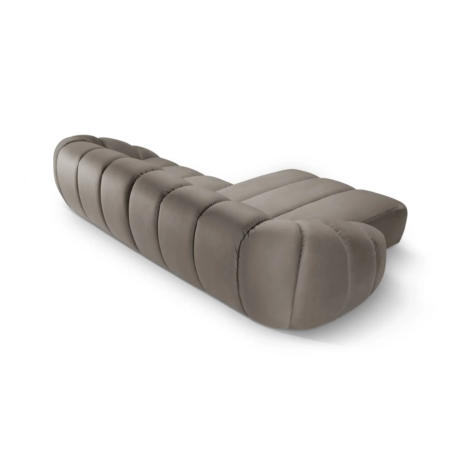 Diana 4-Sitzer Ecksofa Links, mit Bezug aus 3D-Stoff, Samt oder Strukturstoff, 334x182 cm - Image 81