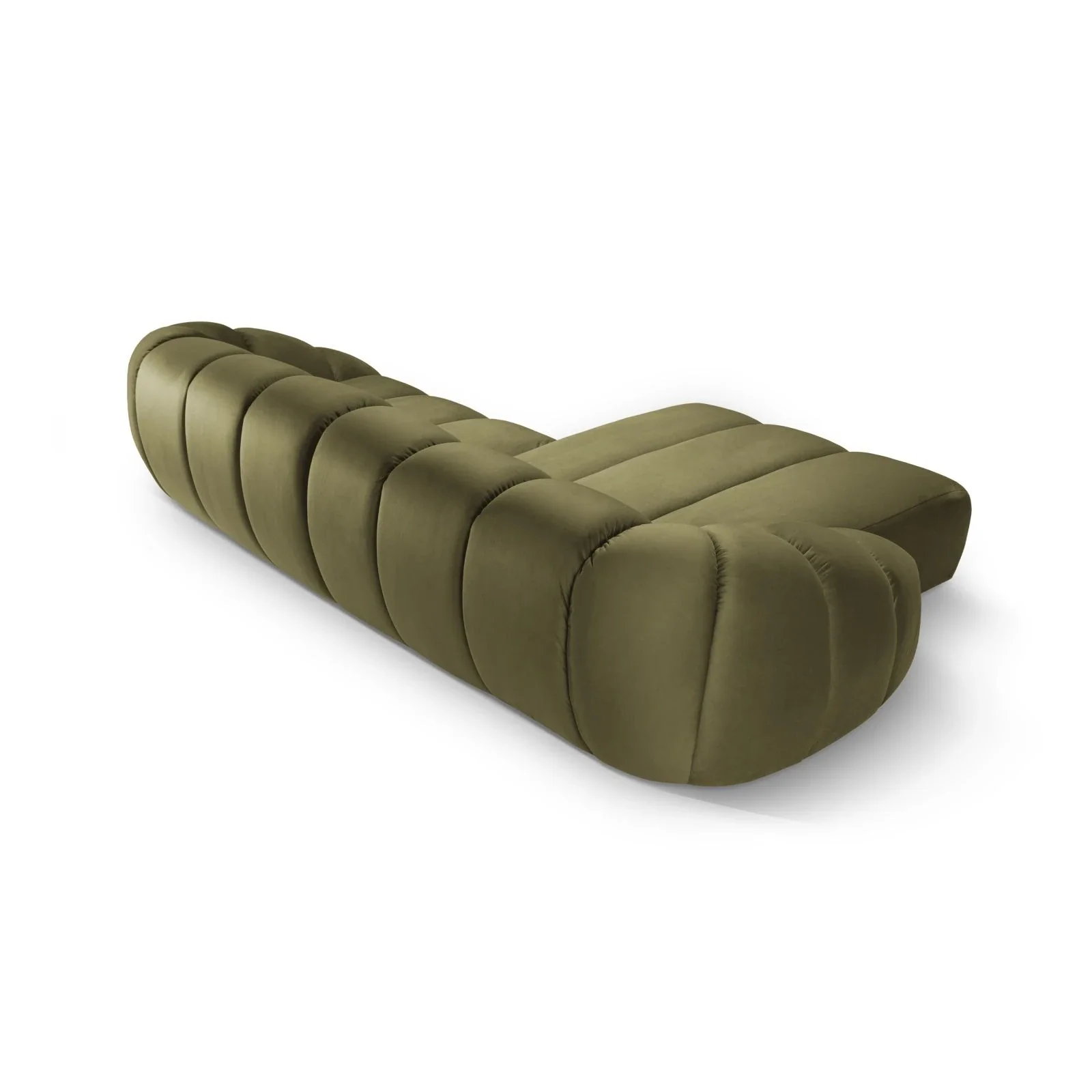 Diana 4-Sitzer Ecksofa Links, mit Bezug aus 3D-Stoff, Samt oder Strukturstoff, 334x182 cm - Image 91