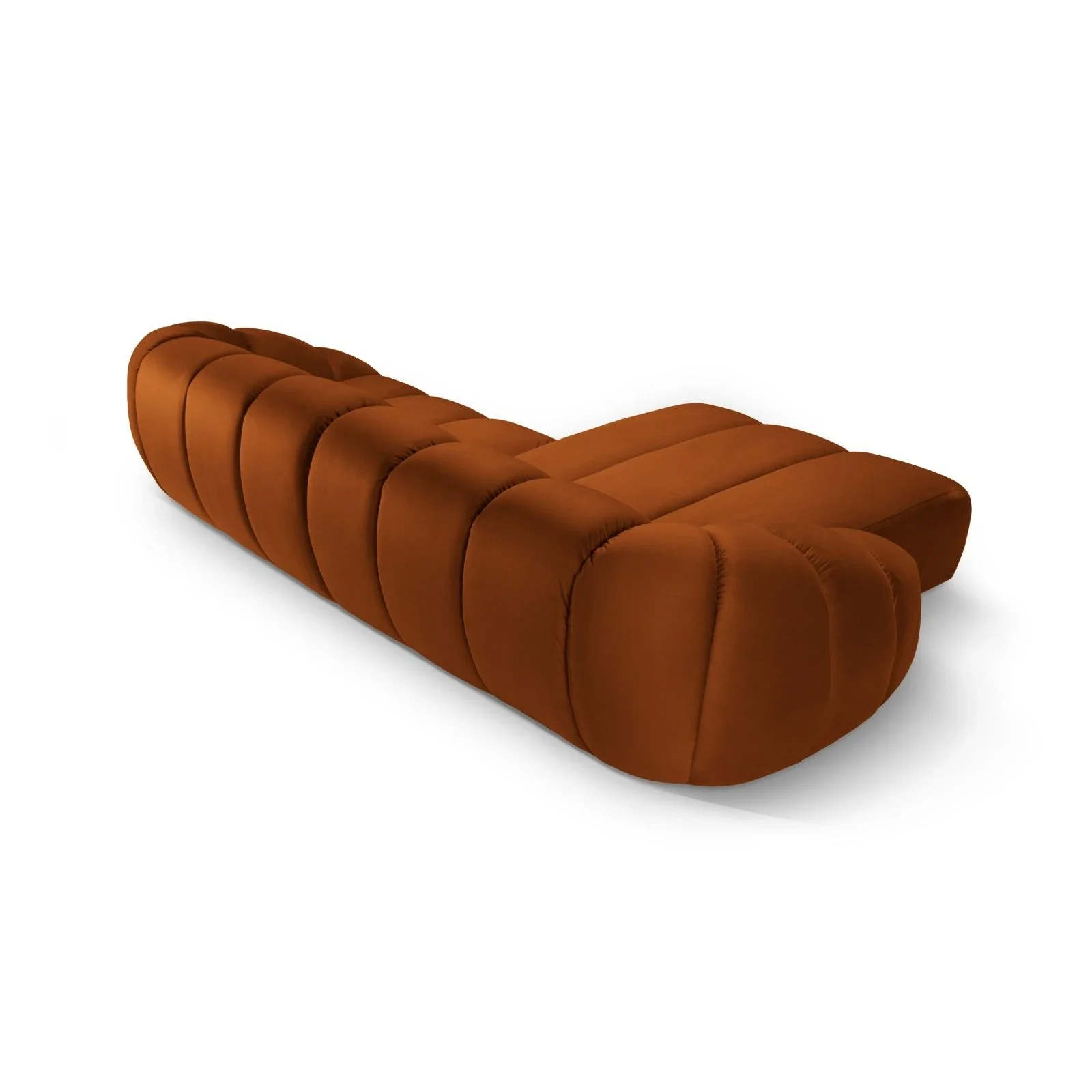 Diana 4-Sitzer Ecksofa Links, mit Bezug aus 3D-Stoff, Samt oder Strukturstoff, 334x182 cm - Image 96
