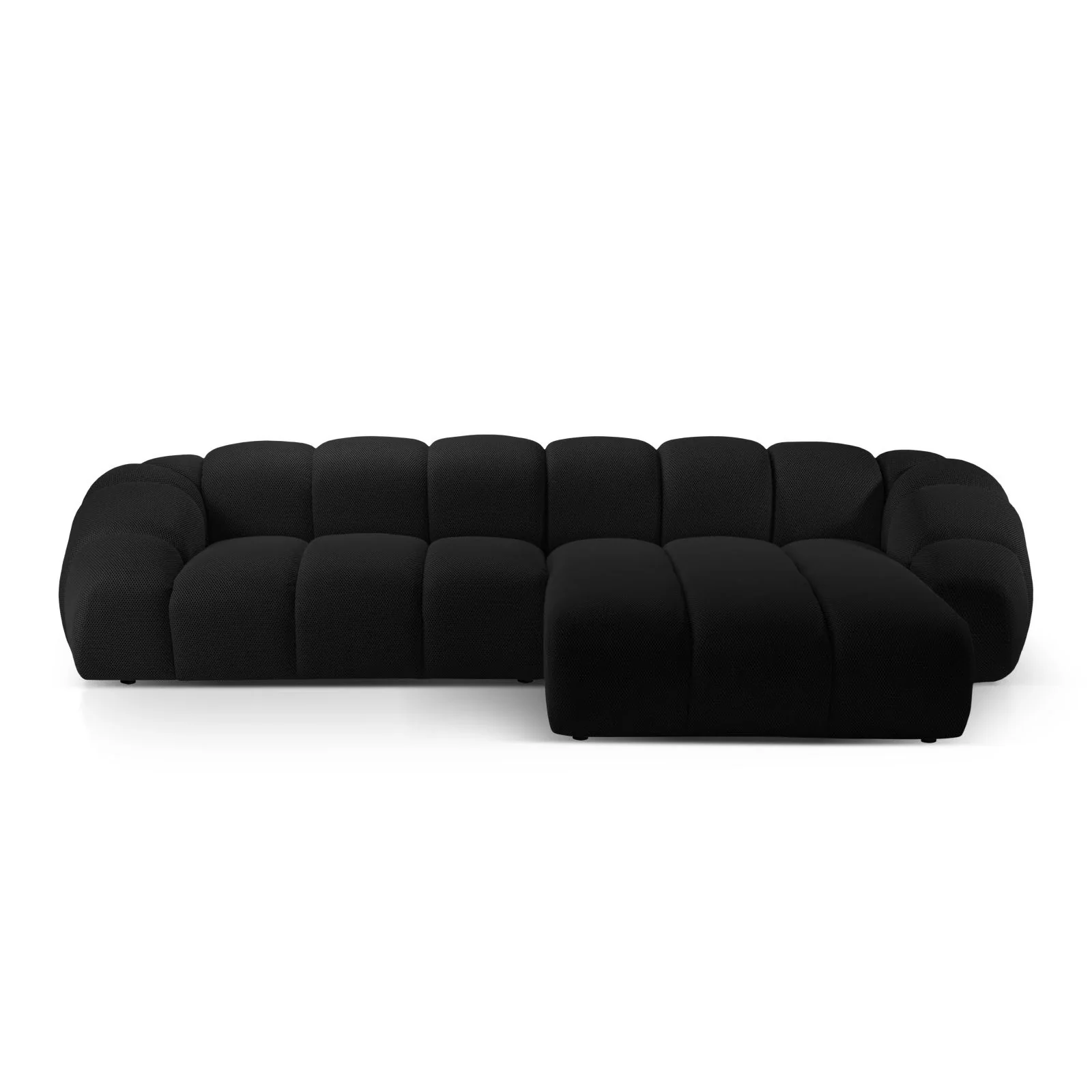 Diana 4-Sitzer Ecksofa Rechts, mit Bezug aus 3D-Stoff, Samt oder Strukturstoff, 334x182 cm - Image 25