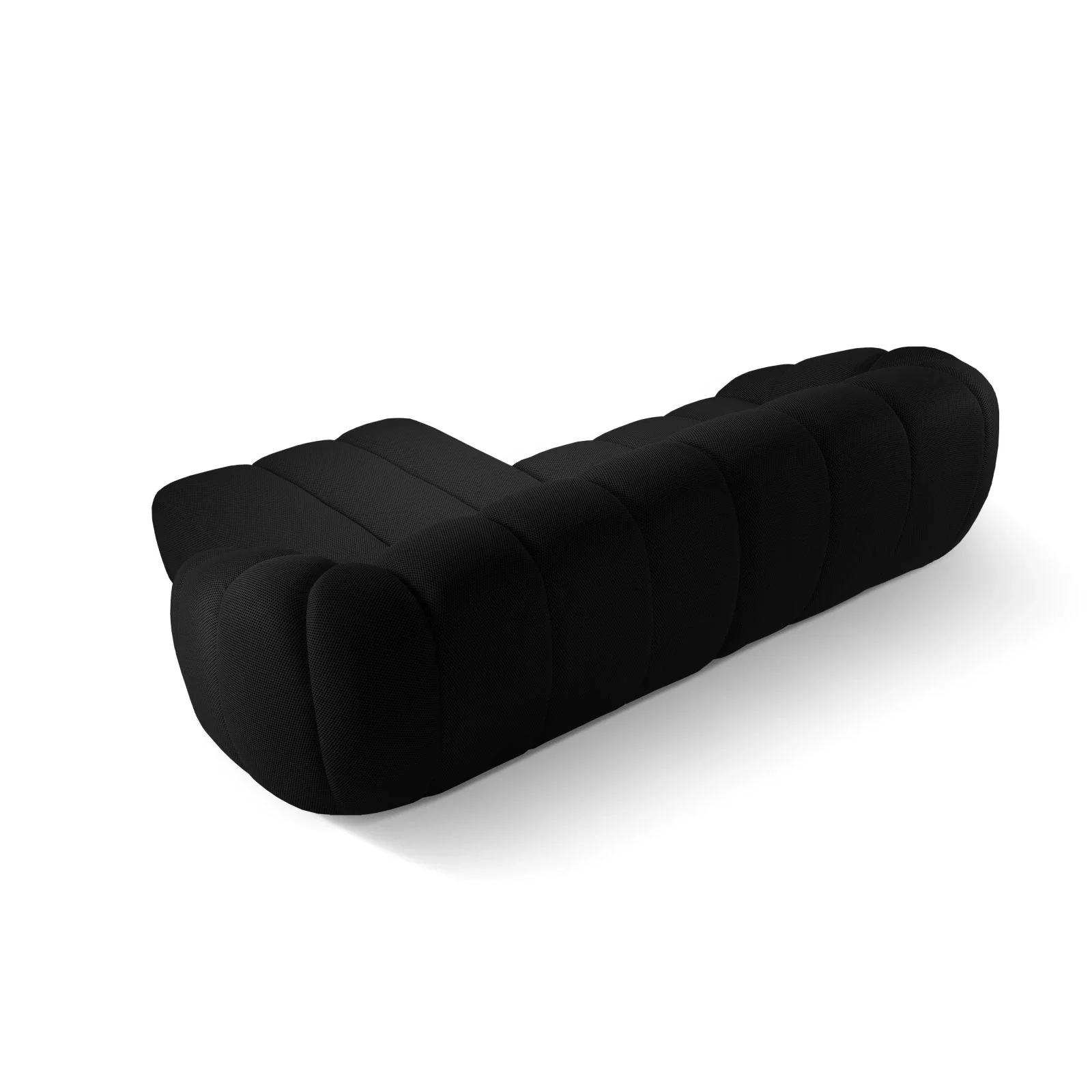 Diana 4-Sitzer Ecksofa Rechts, mit Bezug aus 3D-Stoff, Samt oder Strukturstoff, 334x182 cm - Image 29