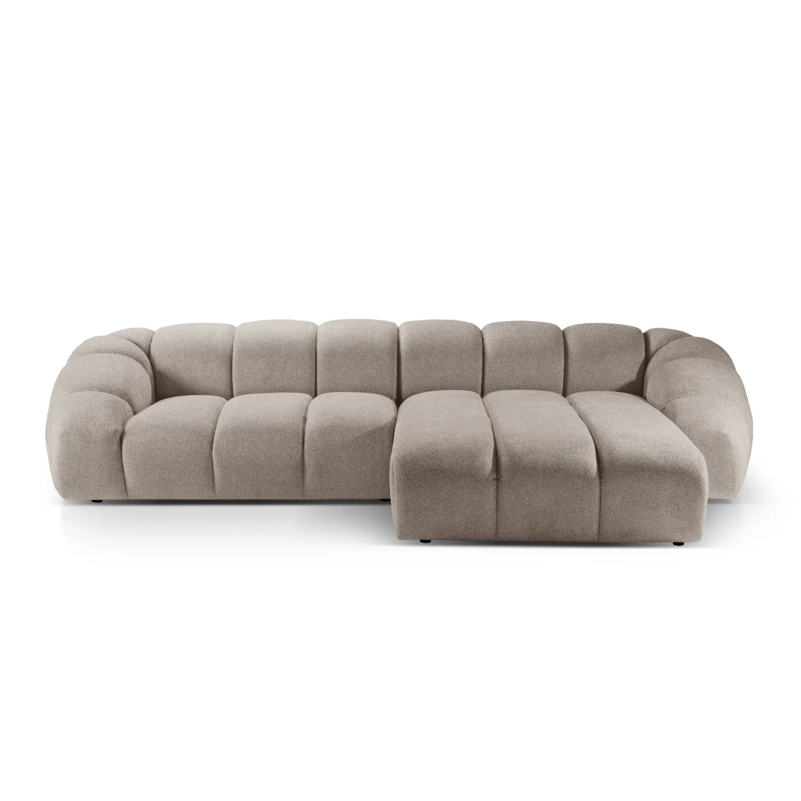Diana 4-Sitzer Ecksofa Rechts, mit Bezug aus 3D-Stoff, Samt oder Strukturstoff, 334x182 cm - Image 31