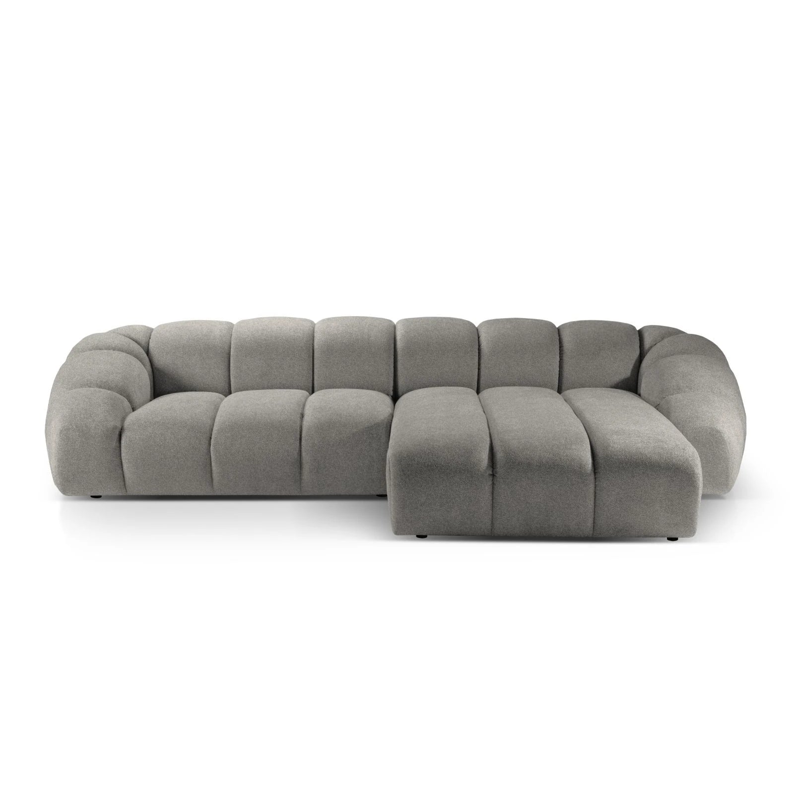 Diana 4-Sitzer Ecksofa Rechts, mit Bezug aus 3D-Stoff, Samt oder Strukturstoff, 334x182 cm - Image 37