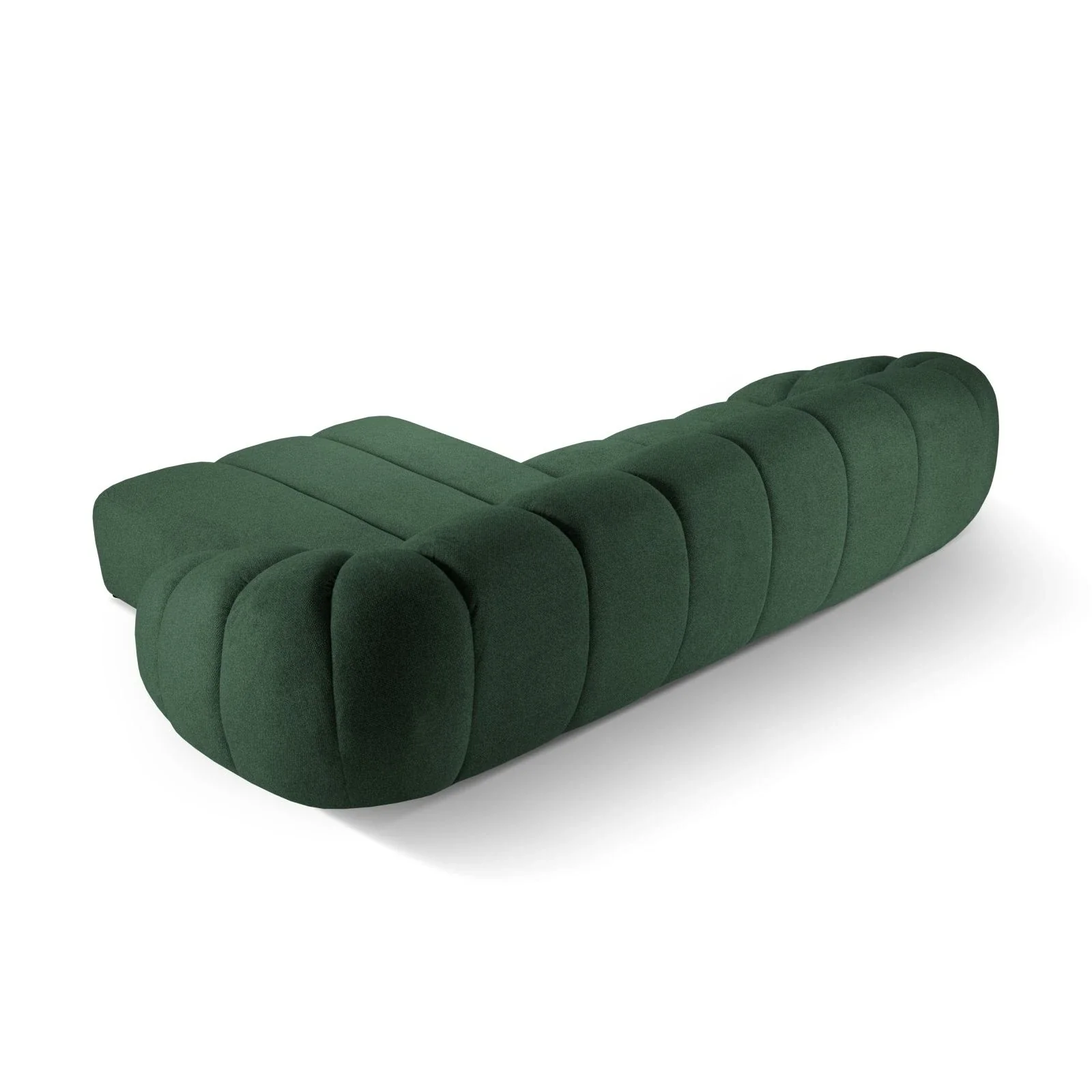 Diana 4-Sitzer Ecksofa Rechts, mit Bezug aus 3D-Stoff, Samt oder Strukturstoff, 334x182 cm - Image 47
