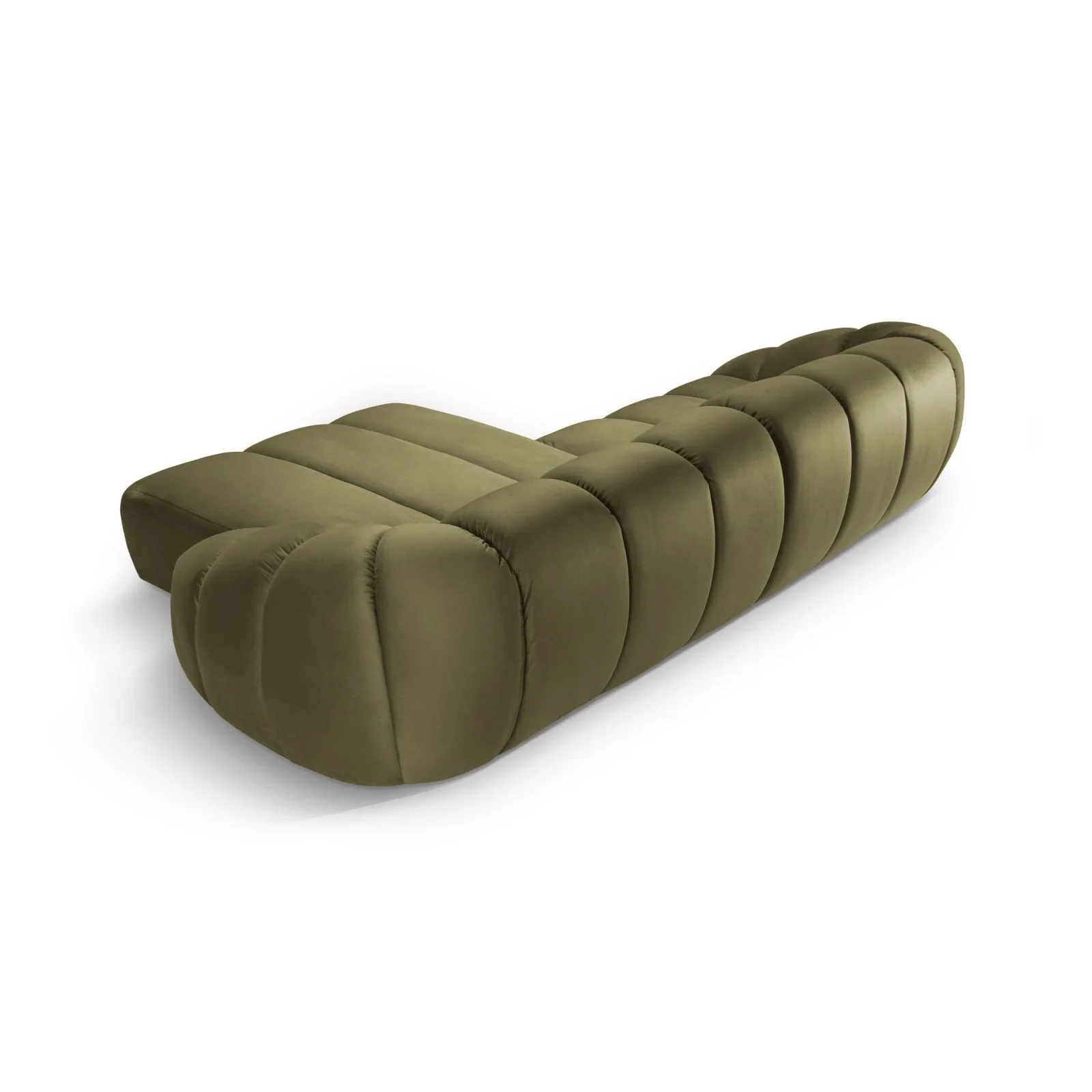 Diana 4-Sitzer Ecksofa Rechts, mit Bezug aus 3D-Stoff, Samt oder Strukturstoff, 334x182 cm - Image 91