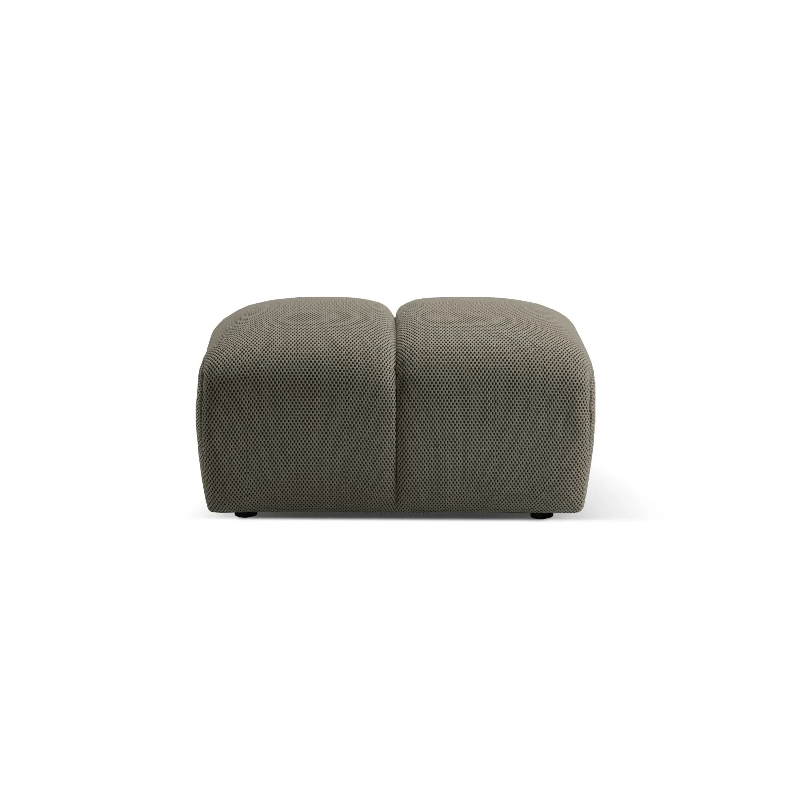 Diana Pouf mit Bezug aus 3D-Stoff, Samt oder Strukturstoff, 82x60 cm - Image 14