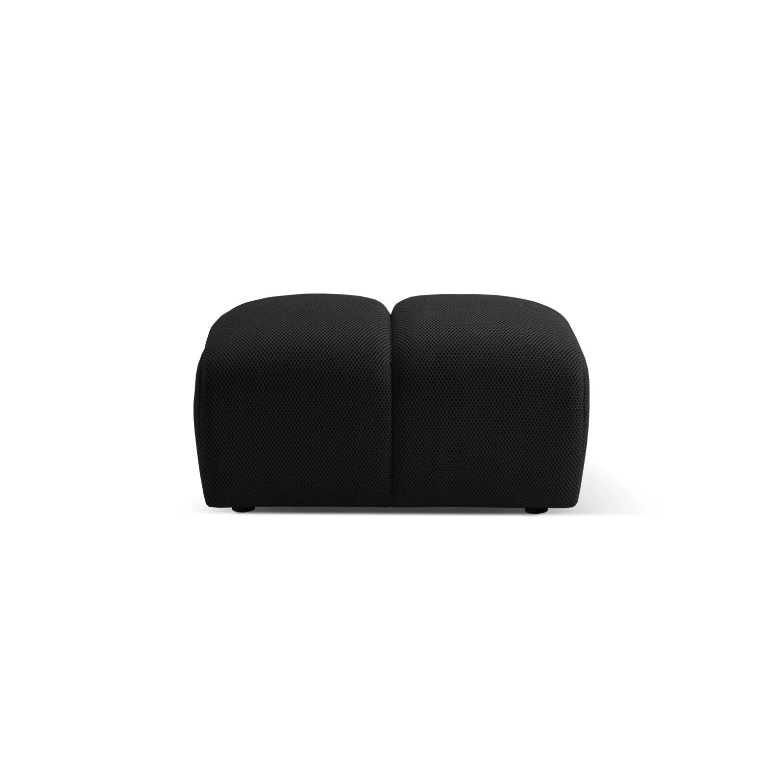 Diana Pouf mit Bezug aus 3D-Stoff, Samt oder Strukturstoff, 82x60 cm - Image 24