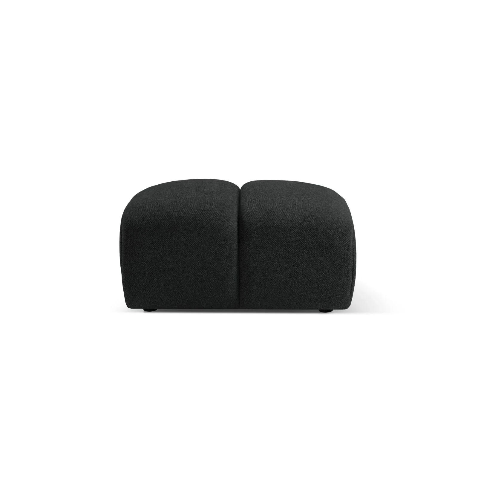 Diana Pouf mit Bezug aus 3D-Stoff, Samt oder Strukturstoff, 82x60 cm - Image 54