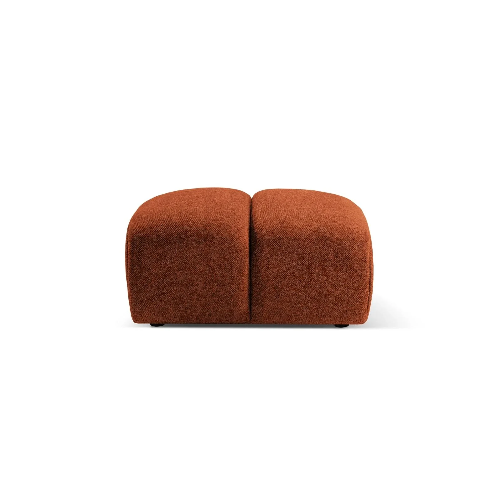 Diana Pouf mit Bezug aus 3D-Stoff, Samt oder Strukturstoff, 82x60 cm - Image 59