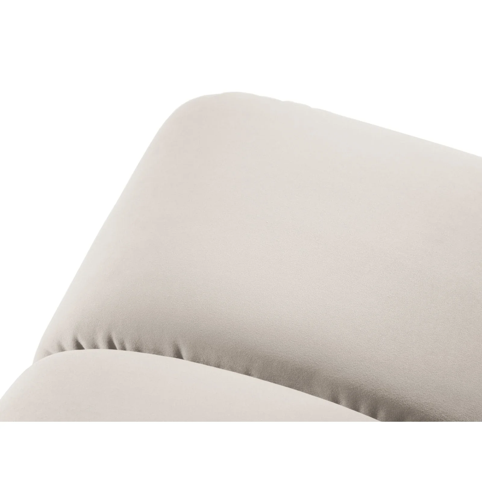 Diana Pouf mit Bezug aus 3D-Stoff, Samt oder Strukturstoff, 82x60 cm - Image 64
