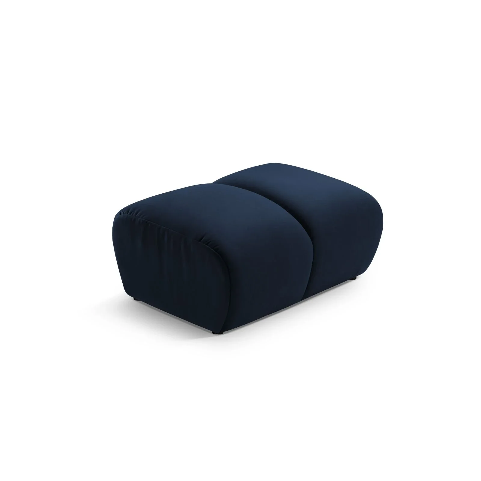 Diana Pouf mit Bezug aus 3D-Stoff, Samt oder Strukturstoff, 82x60 cm - Image 69