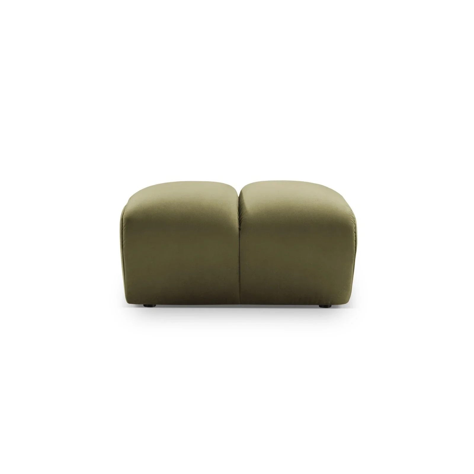 Diana Pouf mit Bezug aus 3D-Stoff, Samt oder Strukturstoff, 82x60 cm - Image 75