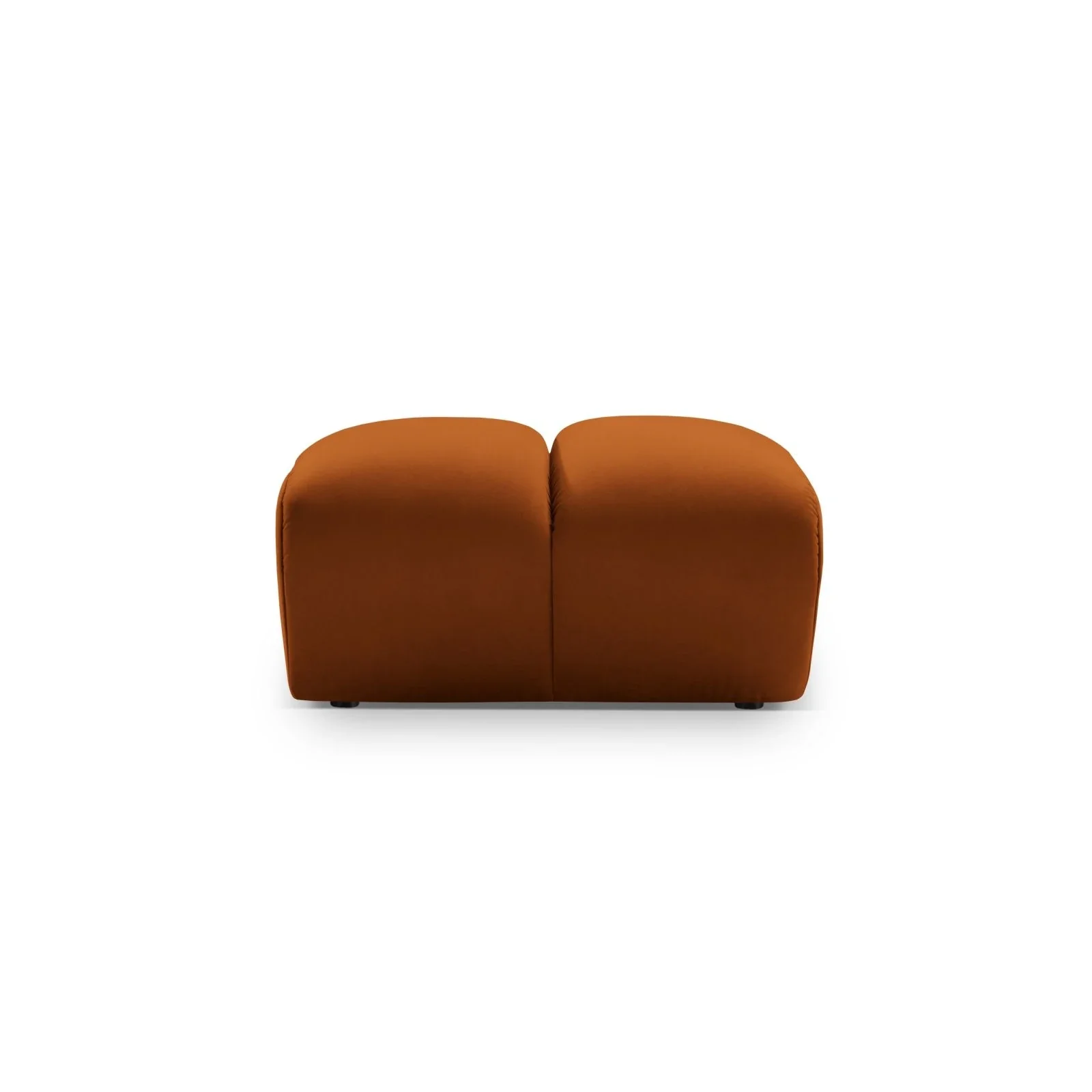 Diana Pouf mit Bezug aus 3D-Stoff, Samt oder Strukturstoff, 82x60 cm - Image 79