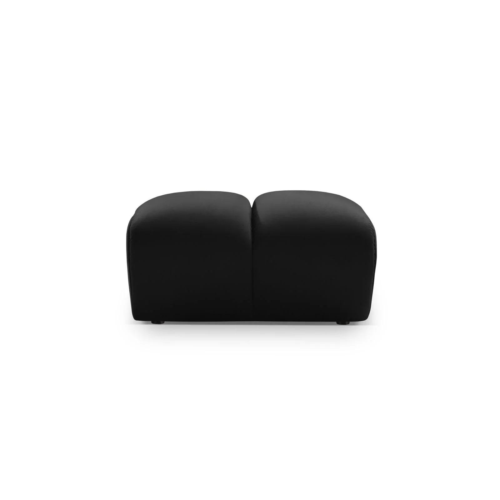 Diana Pouf mit Bezug aus 3D-Stoff, Samt oder Strukturstoff, 82x60 cm - Image 87