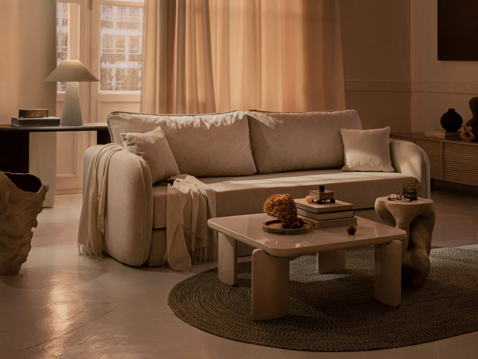 Dormi 3-Sitzer Sofa mit Schlaffunktion, aus Samt oder Strukturstoff, 225x94 cm - Image 111