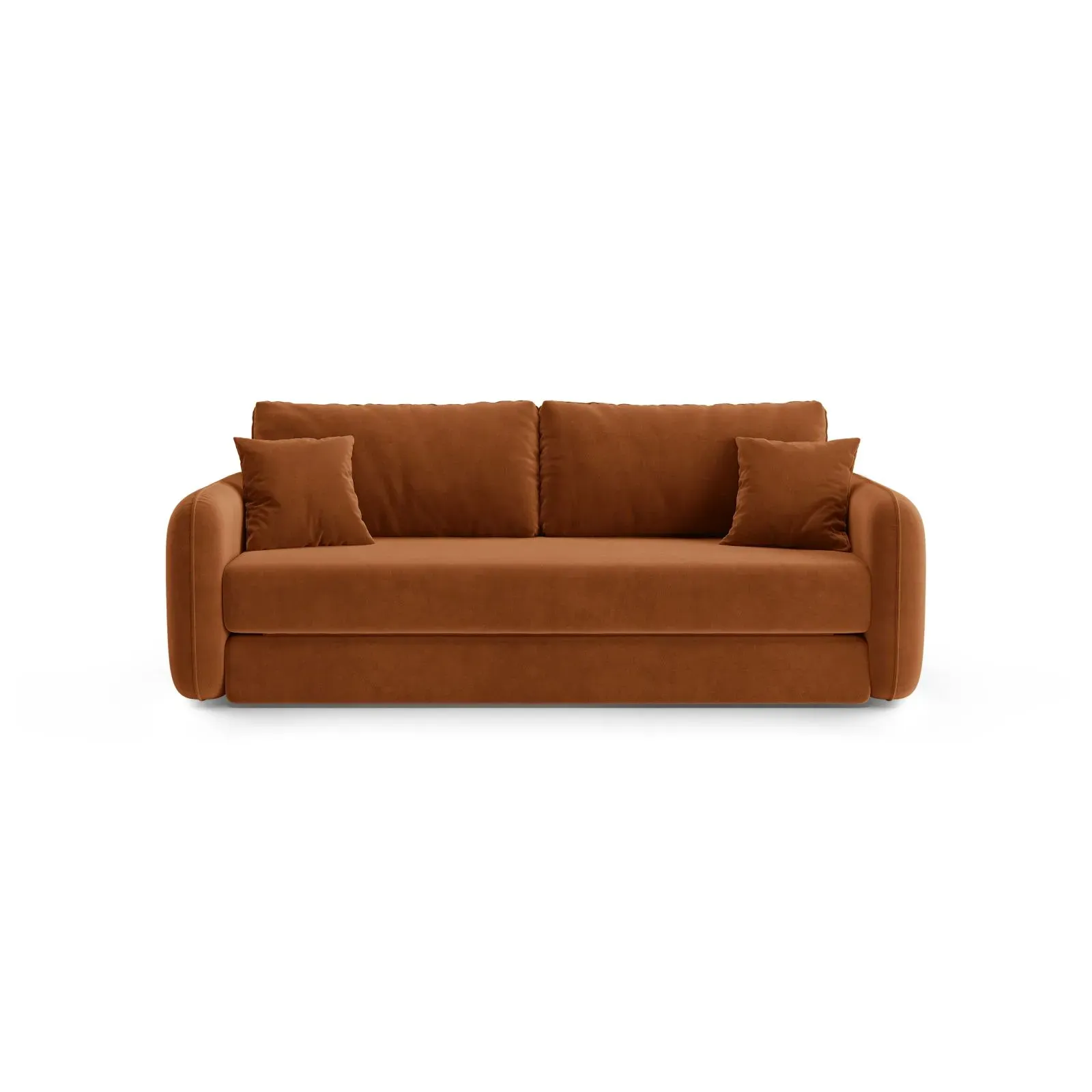 Dormi 3-Sitzer Sofa mit Schlaffunktion, aus Samt oder Strukturstoff, 225x94 cm - Image 128