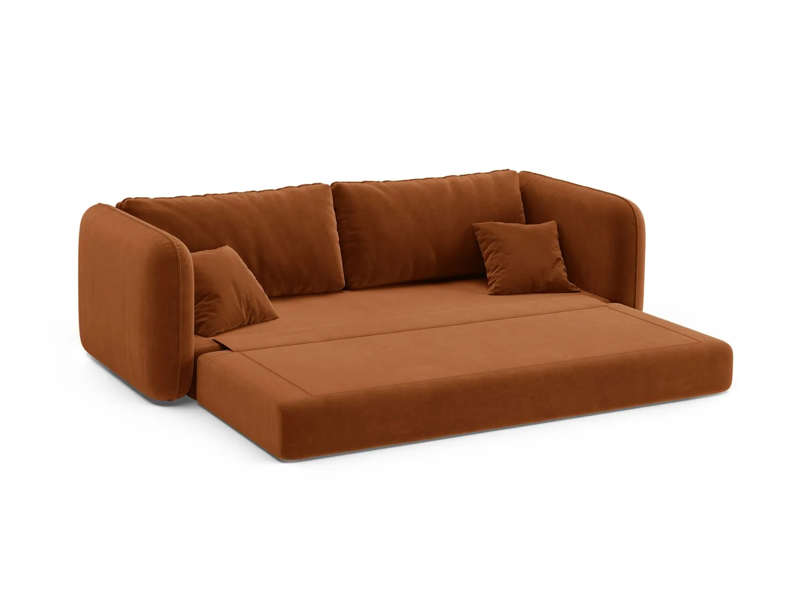 Dormi 3-Sitzer Sofa mit Schlaffunktion, aus Samt oder Strukturstoff, 225x94 cm - Image 133