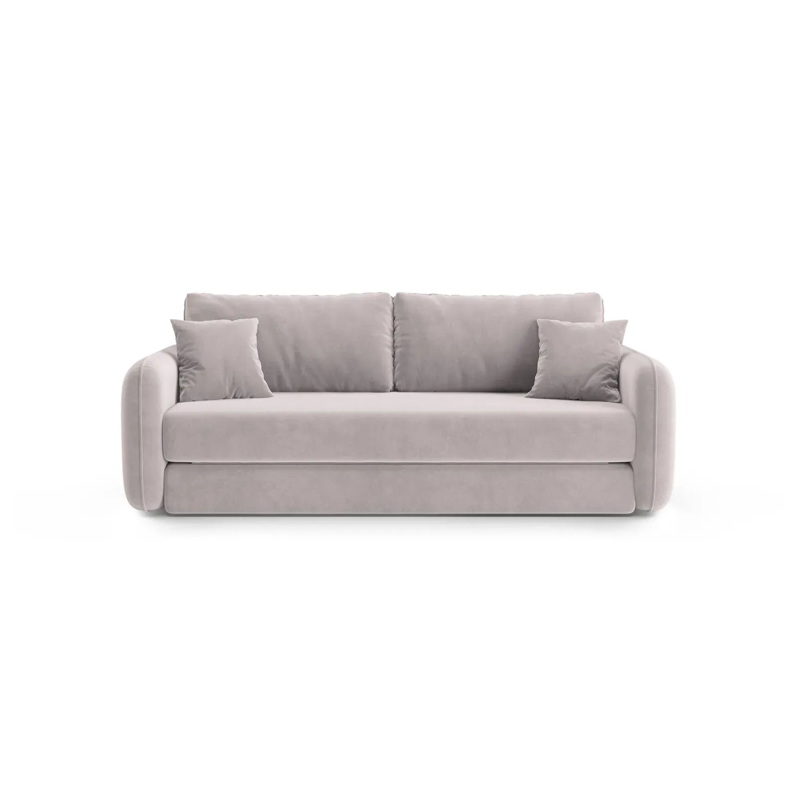 Dormi 3-Sitzer Sofa mit Schlaffunktion, aus Samt oder Strukturstoff, 225x94 cm - Image 137
