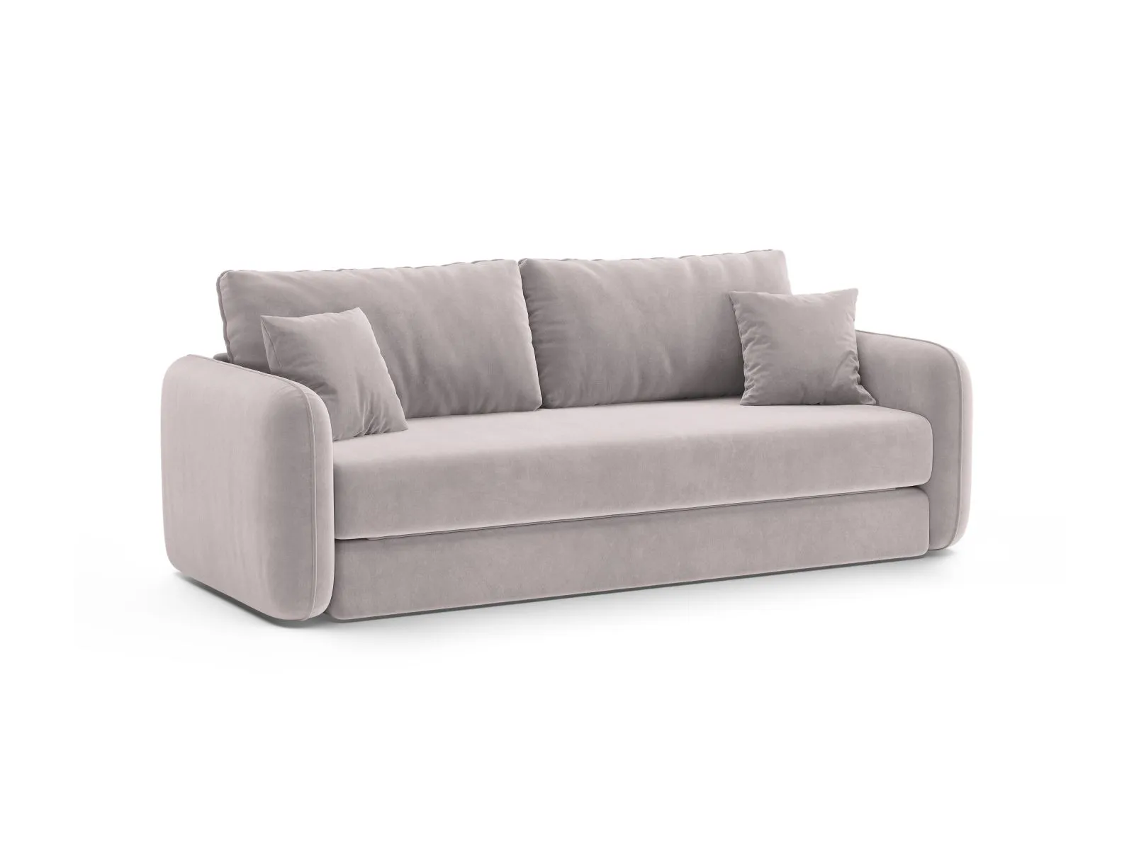 Dormi 3-Sitzer Sofa mit Schlaffunktion, aus Samt oder Strukturstoff, 225x94 cm - Image 141
