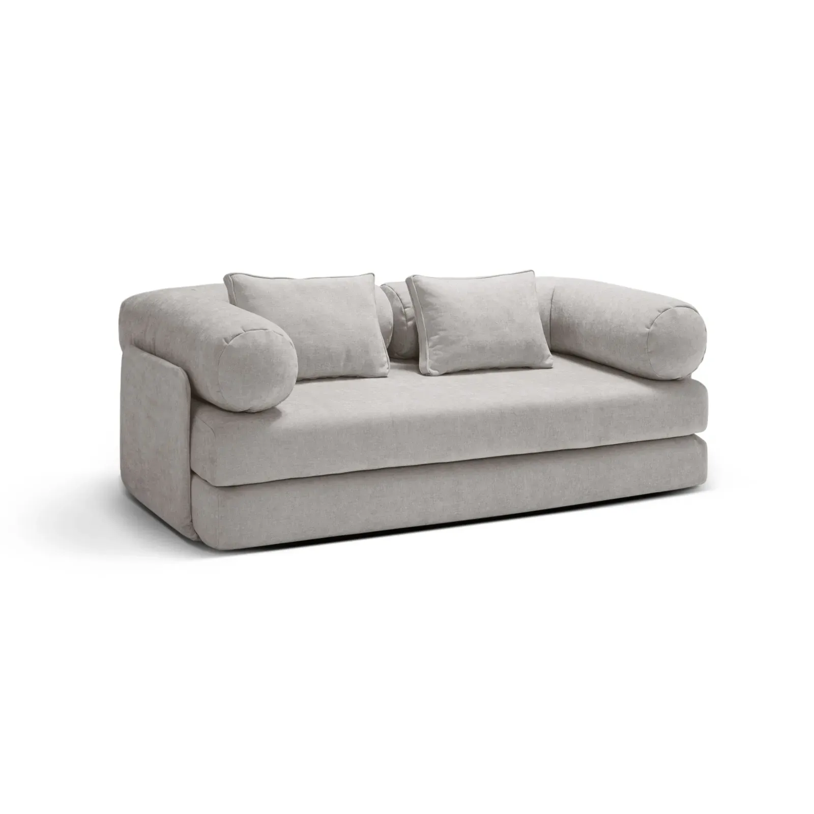 Dreamy 3-Sitzer Sofa mit Schlaffunktion, aus Strukturstoff, 206x95 cm - Image 24