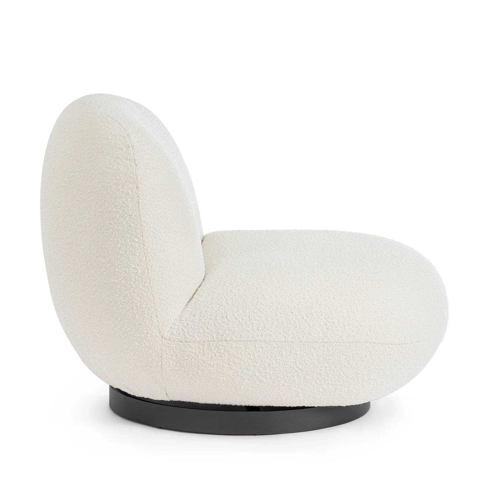 Drehsessel Margot Weiß Bouclé - Image 10