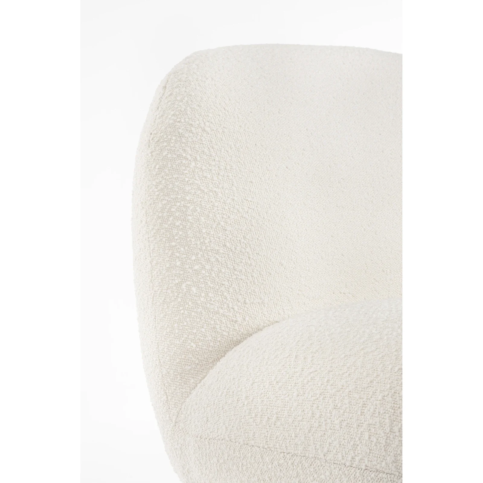 Drehsessel Margot Weiß Bouclé - Image 7