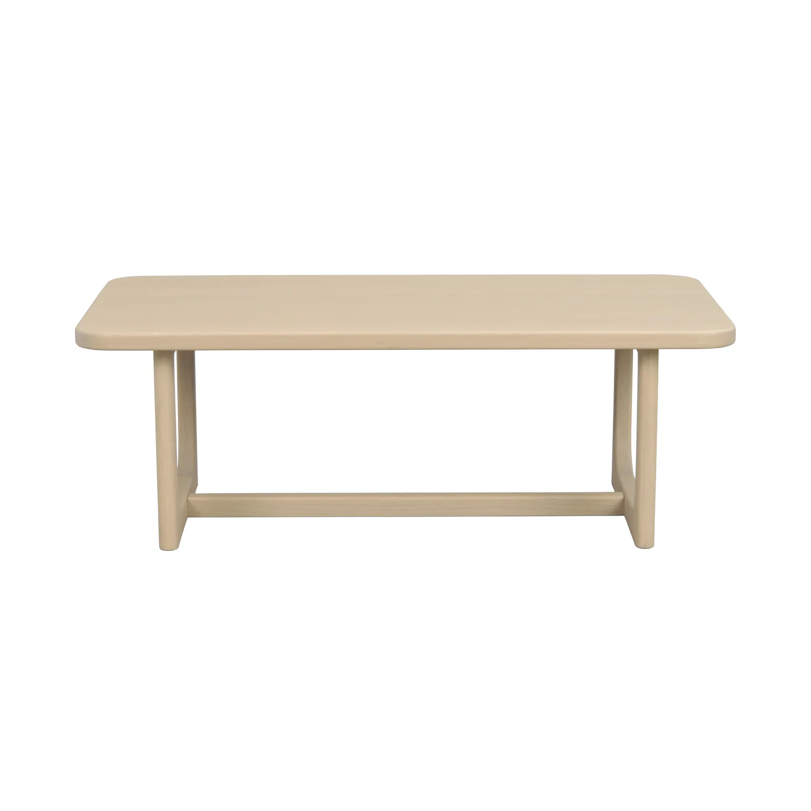 DRISCOLL Couchtisch aus Eiche Weiß pigmentiert 103x50x37cm